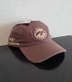 Duck Commander Arise Kill Eat Distressed Brown Adjustable Baseball Hat